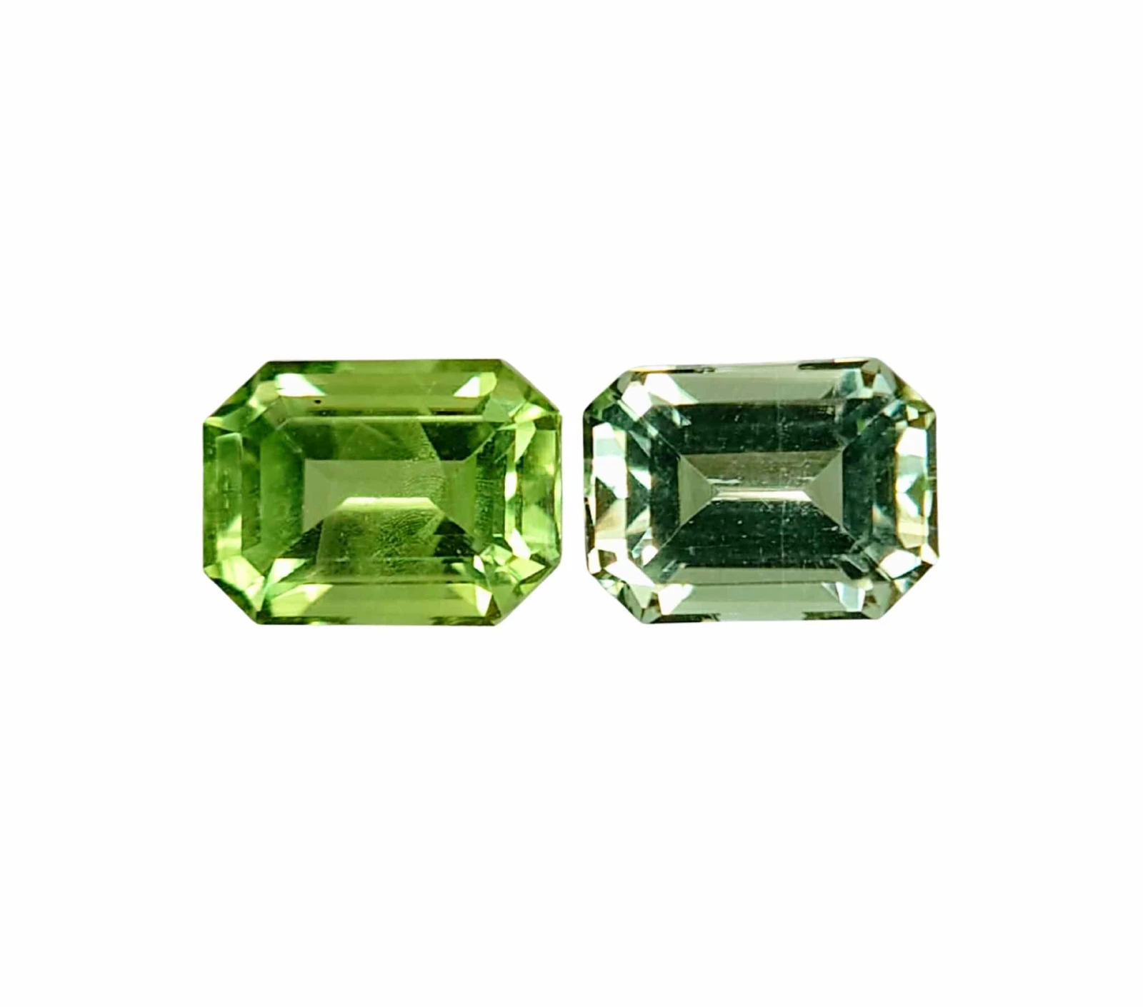 1.85ct Untreated Peridot Pair Loose Gemstone from Pakistan — view 1